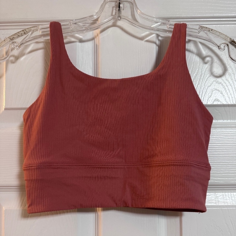 NIKE  orange sports bra
